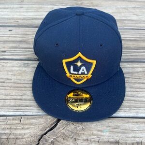New Era Navy and Gold LA Galaxy Hat